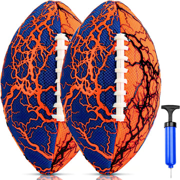 Jasonwell Pool Beach Water Football - 2 Pack Waterproof Football Strong Grip Fun Water Toys Games for Swimming Pool Beach Lake Park Backyard Outdoor Play for Kids Children Teens Adults Family - Jasonwell